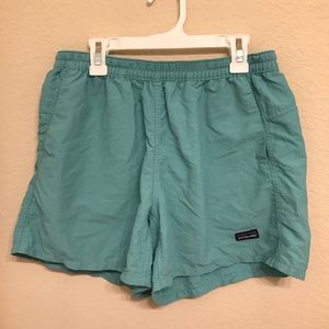 Blue/green Patagonia shorts